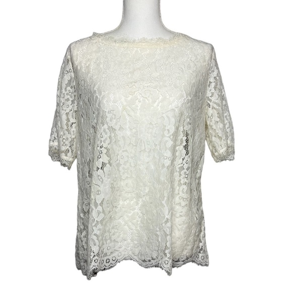 Anthropologie Vanessa Virginia Elysian Lace Top - Picture 8 of 10